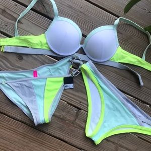 Neon Victoria’s Secret Push-Up Bikini